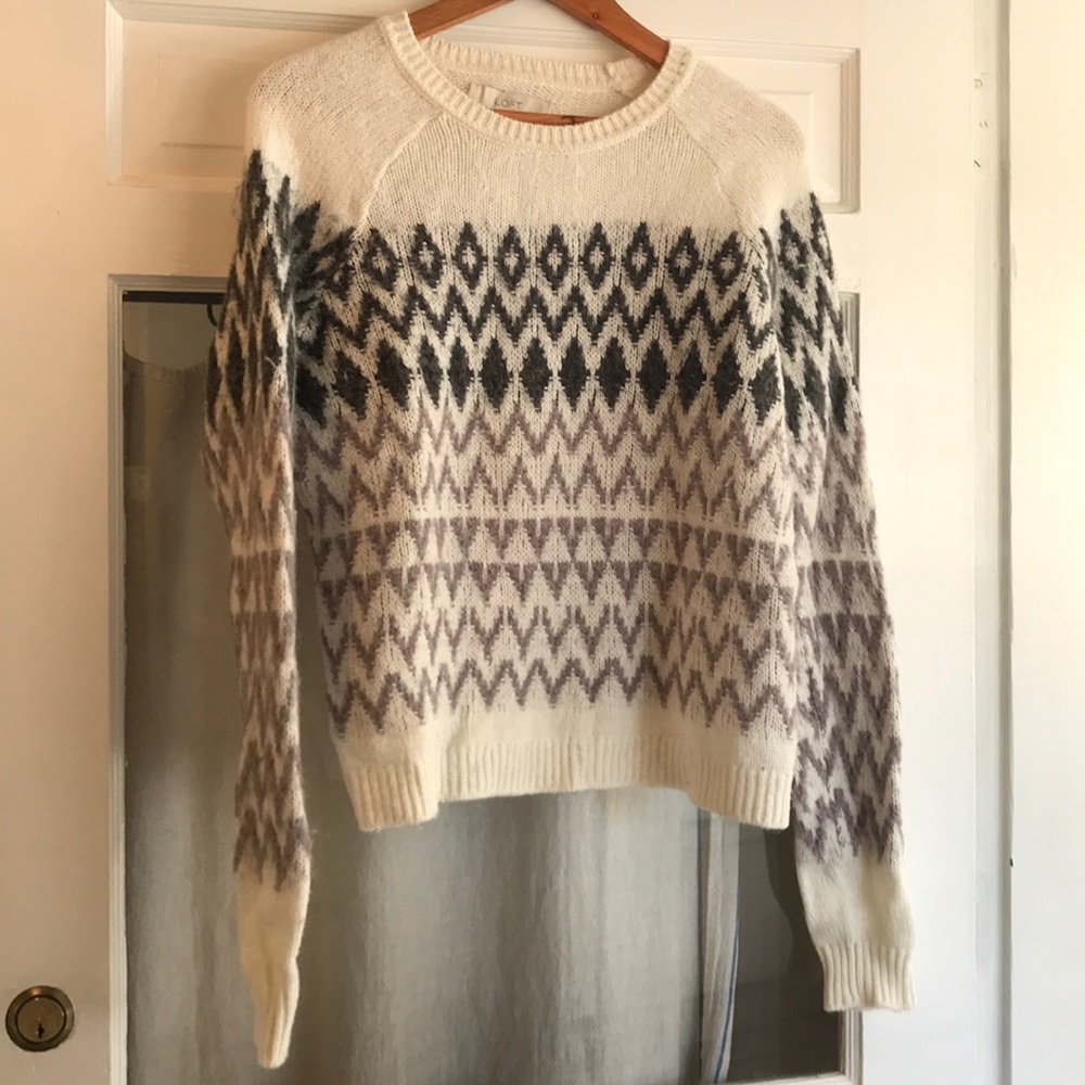 Fair isle inspired sweater